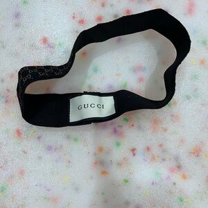 Gucci black gold headband